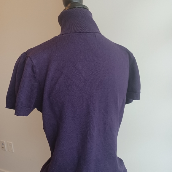 Majora Deep Purple Turtleneck Sweater - Picture 4 of 4